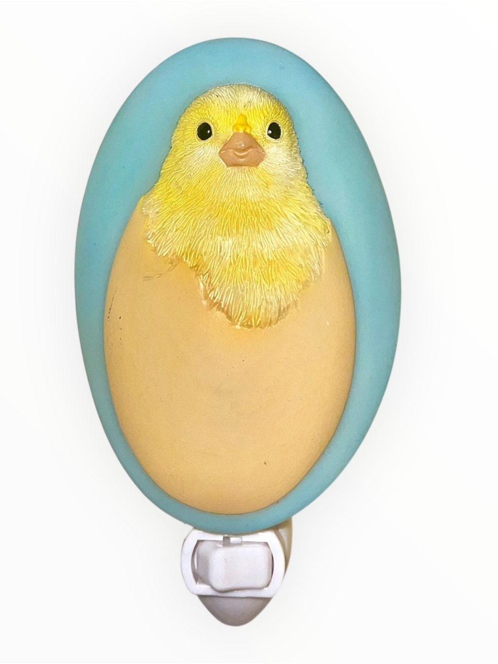 Ibis & Orchid Design Baby Chick In Egg Night Light 2008 Easter Vintage Decor